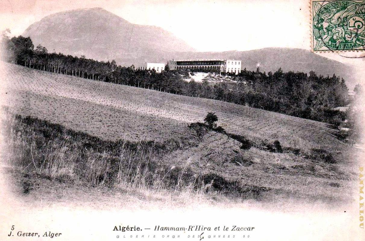 Hammam-R'Hira - Etablissement Thermal et Zaccar - 1917.jpg